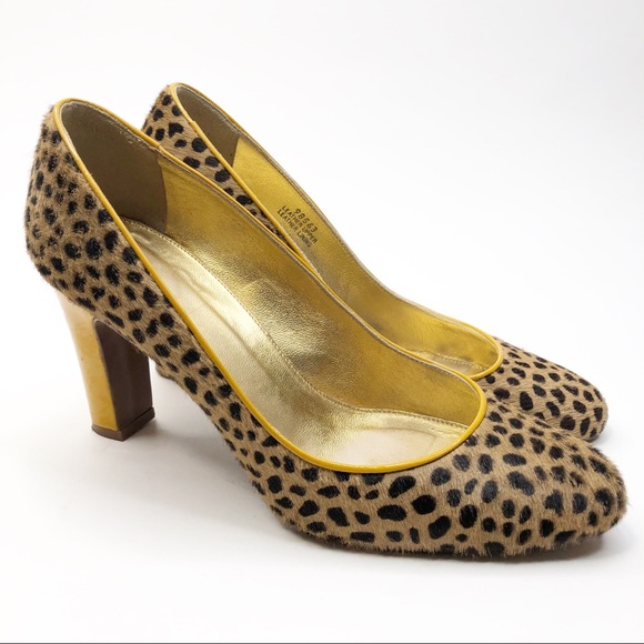 J. Crew Shoes - J. Crew Collection Leopard Cheetah Calf Hair Heels